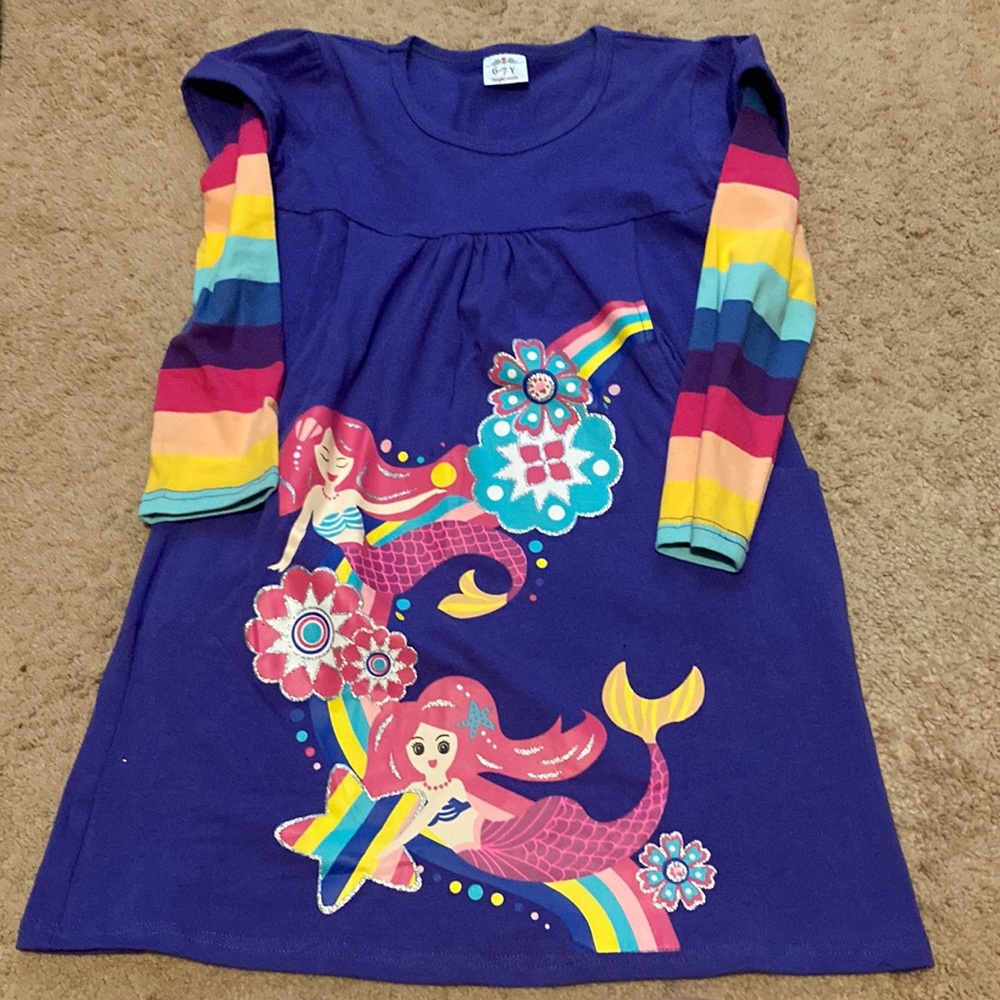 Purple mermaid dress!